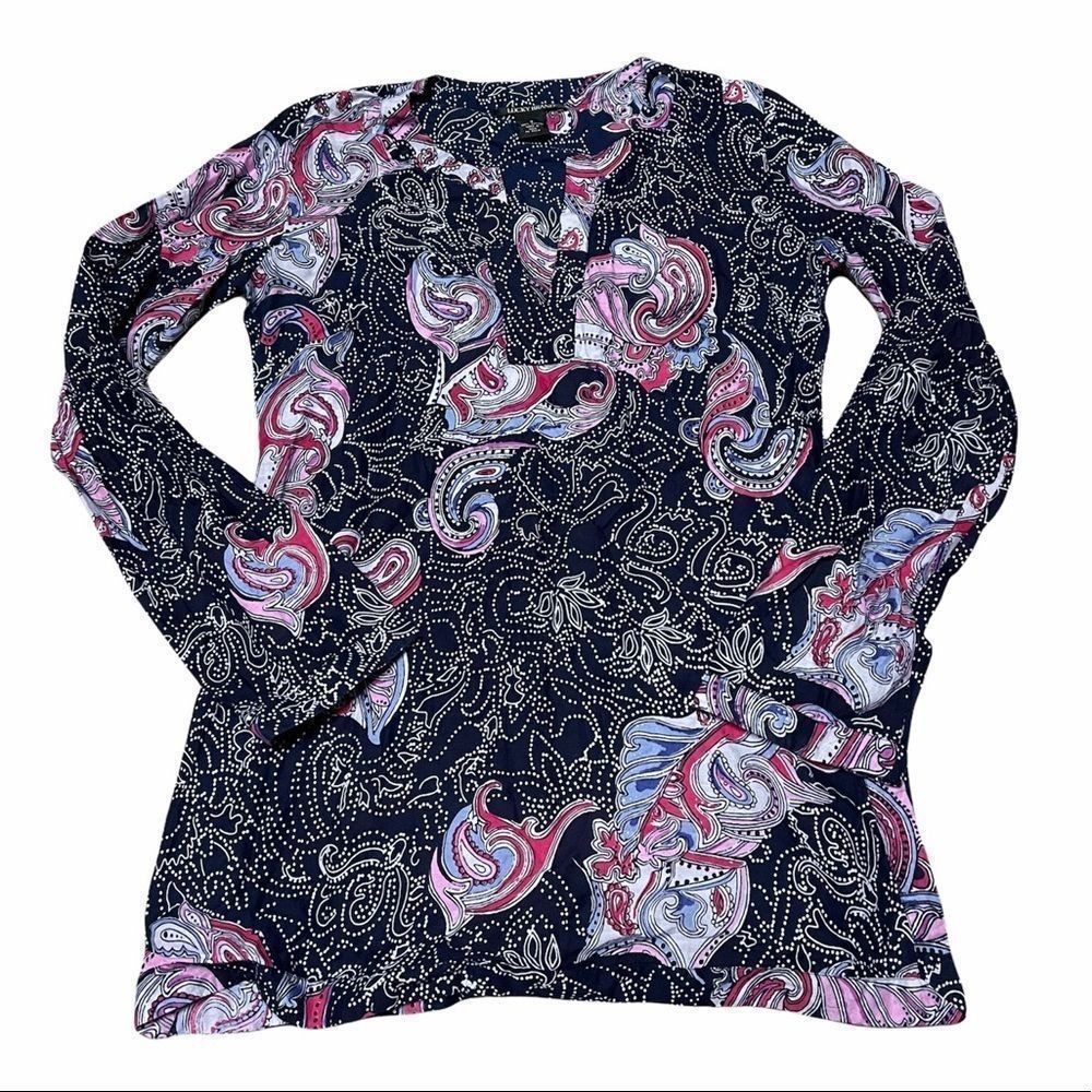 Lucky Brand Printed Cotton Tunic Size Small